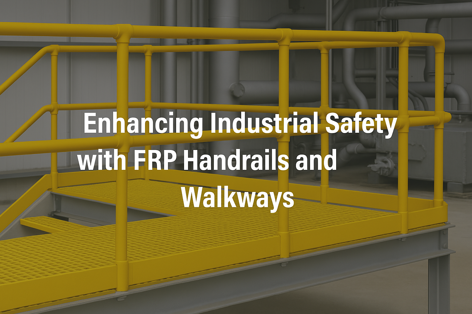 Enhancing Industrial Safety with FRP Handrails and Walkways